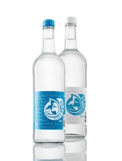 VcA Mineralwasser Flaschen Glas Doppel